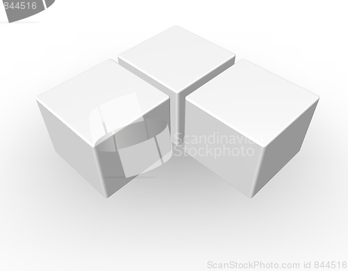 Image of three cubes