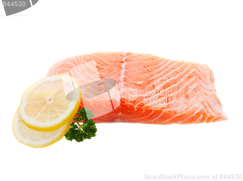 Image of Raw salmon fillet