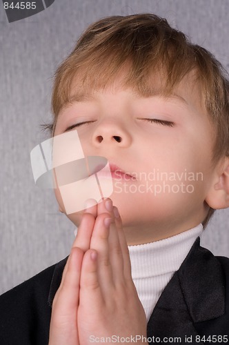 Image of Boy praying