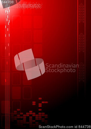 Image of Dark technical background