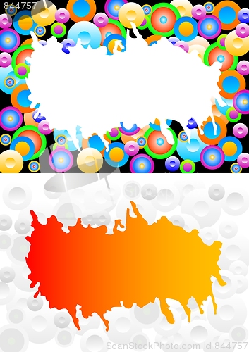 Image of Abstract backgrounds with circles