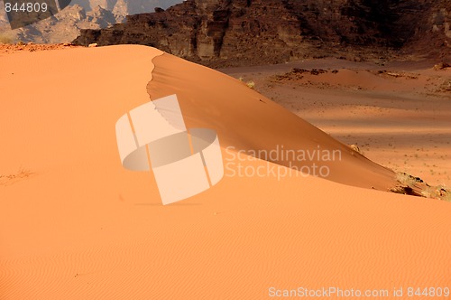 Image of Red desert sand dune