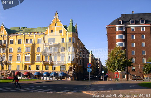 Image of Quay street of Helsinki