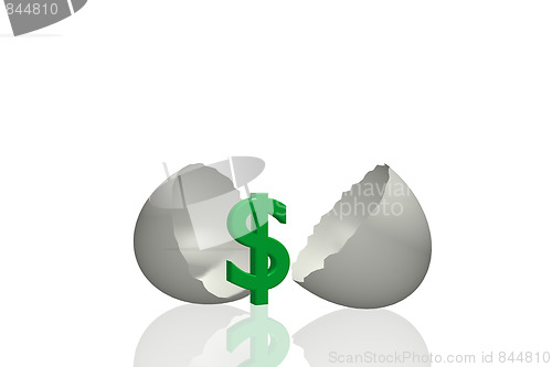 Image of Dollar Sign Hatched