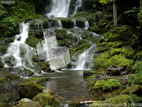 Image of Refreshing waterfalls.