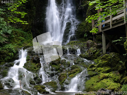 Image of Refreshing waterfalls.