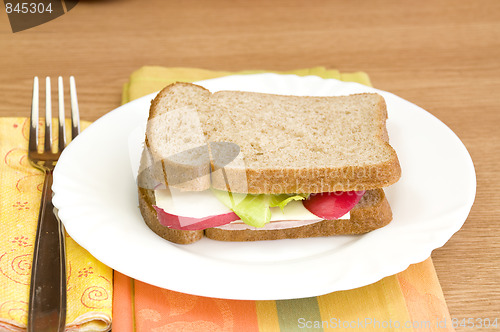 Image of fresh sandwich