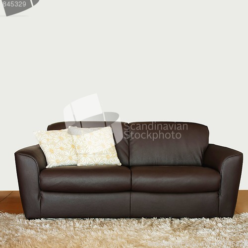 Image of Brown sofa