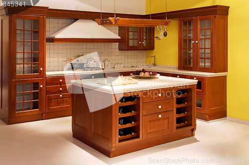 Image of Wooden kitchen