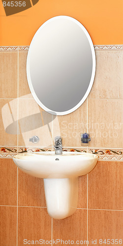 Image of Basin and mirror