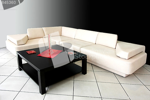 Image of White couch