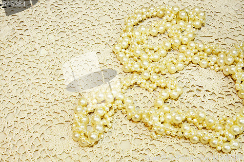 Image of Pearls and lace