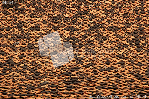 Image of Abstract texture tiled roof 