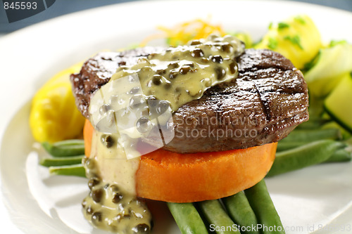 Image of Steak On Sweet Potato