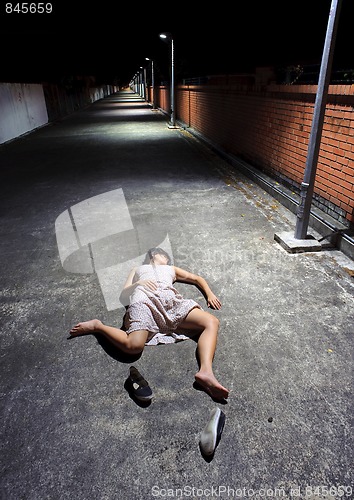 Image of Passed out