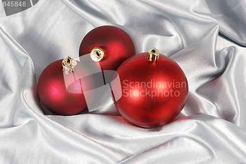 Image of red christmas balls