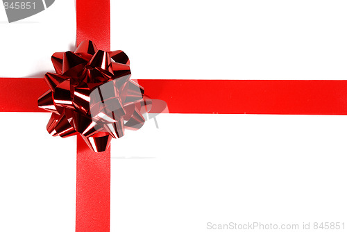 Image of red holiday bow 