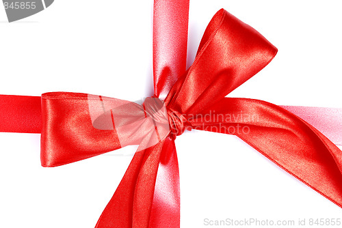 Image of red holiday bow