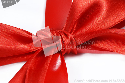 Image of red holiday bow