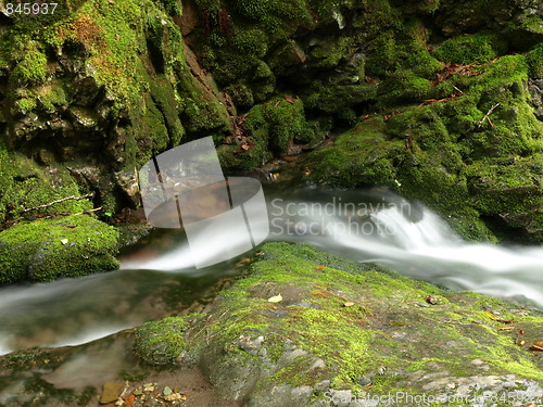Image of Refreshing waterfalls.