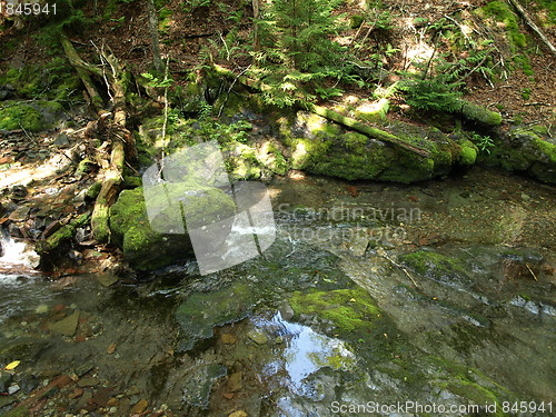 Image of Refreshing waterfalls.