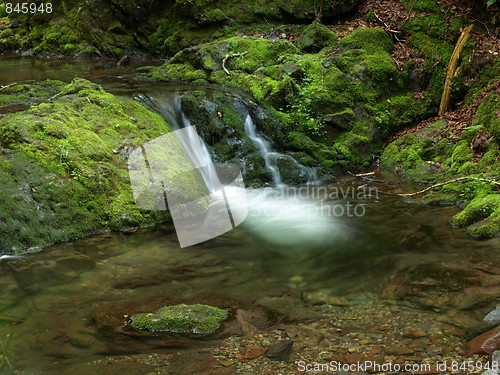 Image of Refreshing waterfalls.