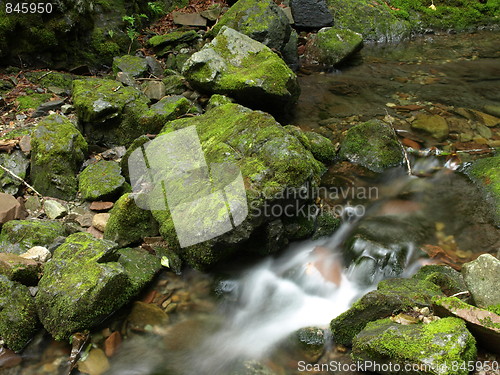 Image of Refreshing waterfalls.