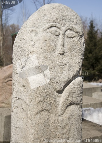 Image of ancient stone idol