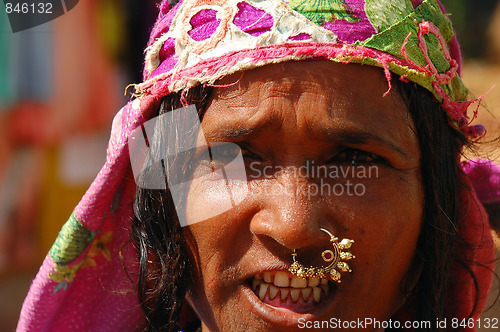 Image of Street Portrait of Goan Woman