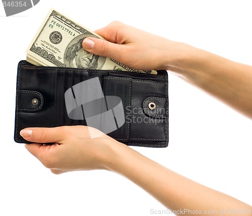 Image of Hands with wallet