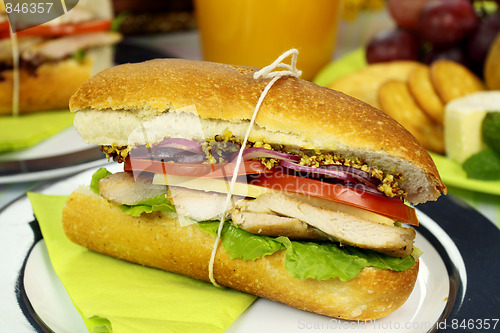 Image of Chicken And Salad Roll
