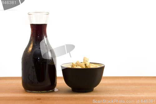 Image of wine and bagels