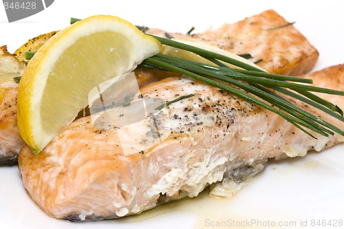 Image of baked salmon