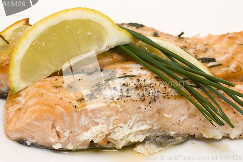 Image of baked salmon