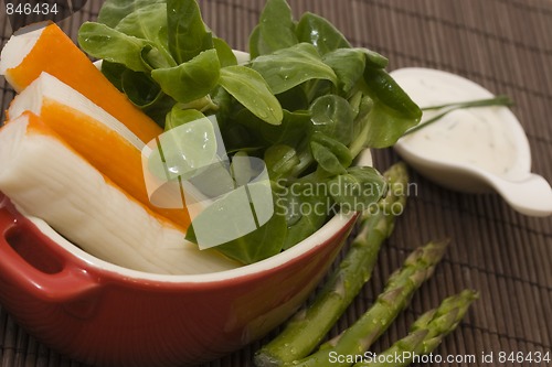Image of surimi salad