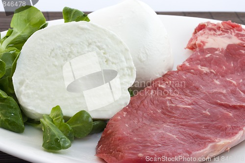 Image of Beef and mozzarella