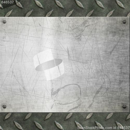 Image of old metal background texture