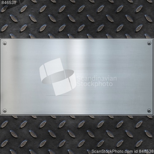 Image of old metal background texture