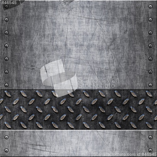 Image of old metal background texture