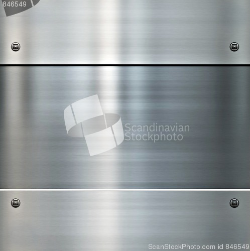 Image of shiny brushed metal background