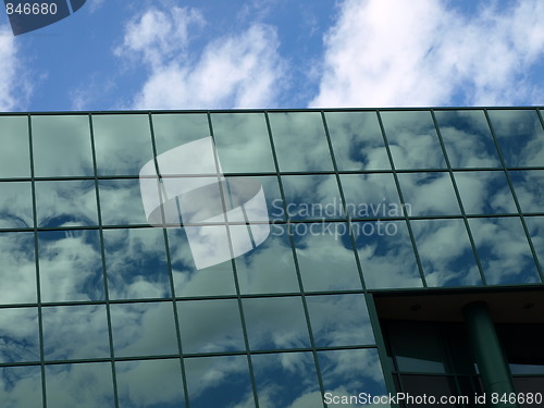 Image of Reflection in clouds.