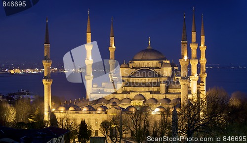 Image of Mosque at night