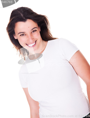 Image of Beautiful Woman Smiling
