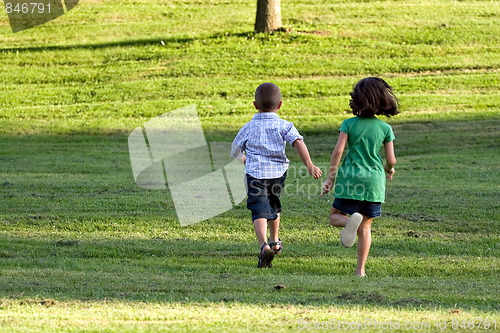 Image of Little Kids Running