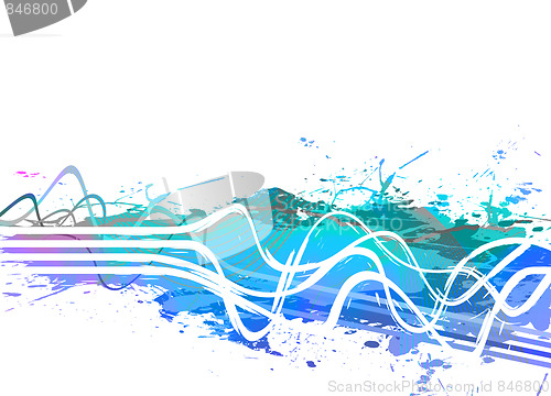 Image of Splattered Paint Background