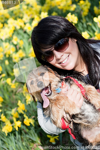 Image of Happy Pet Owner