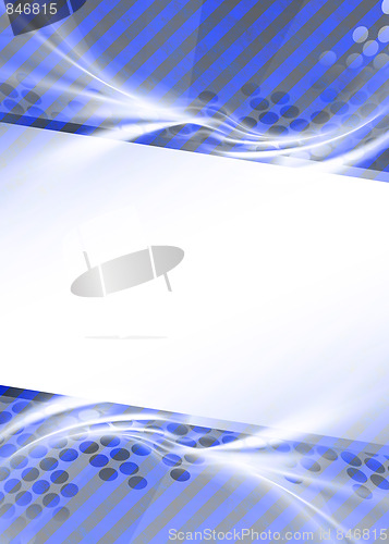 Image of Abstract Blue Layout