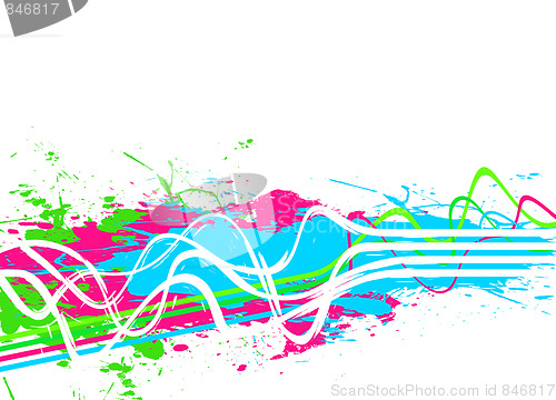 Image of Splattered Paint Background