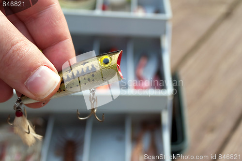 Image of Fishing Lure Selection