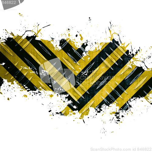 Image of Grungy Hazard Stripes